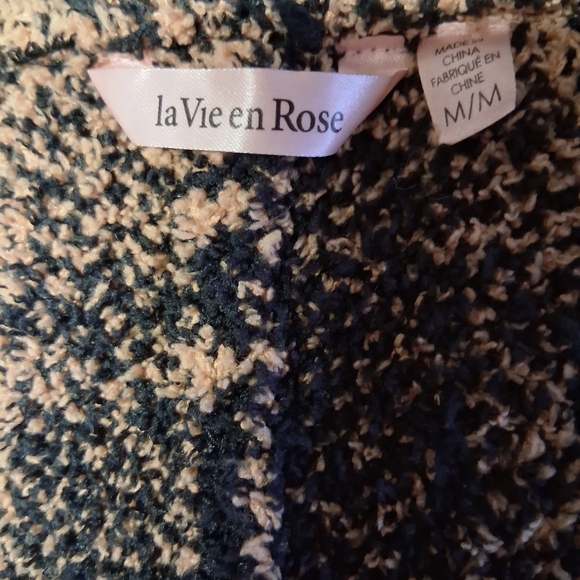 La Vie En Rose Soft Romper - Black and Cream - Picture 3 of 3